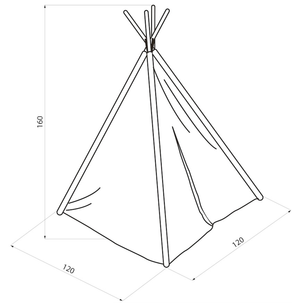 Tipi world map noir et blanc