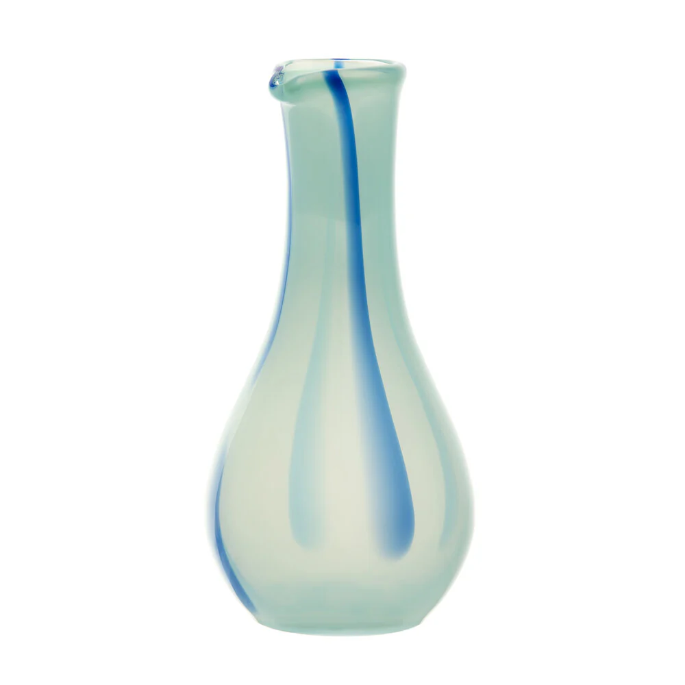 Kodanska  Flow karaffel, Light Blue/Stripes - 120 cl.
