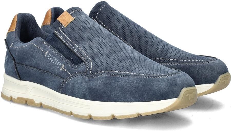 Mustang Schoenen 44 Blauw Polyester