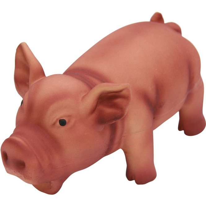 Hundespielzeug - Schwein mit Grunzton - 1 Stück