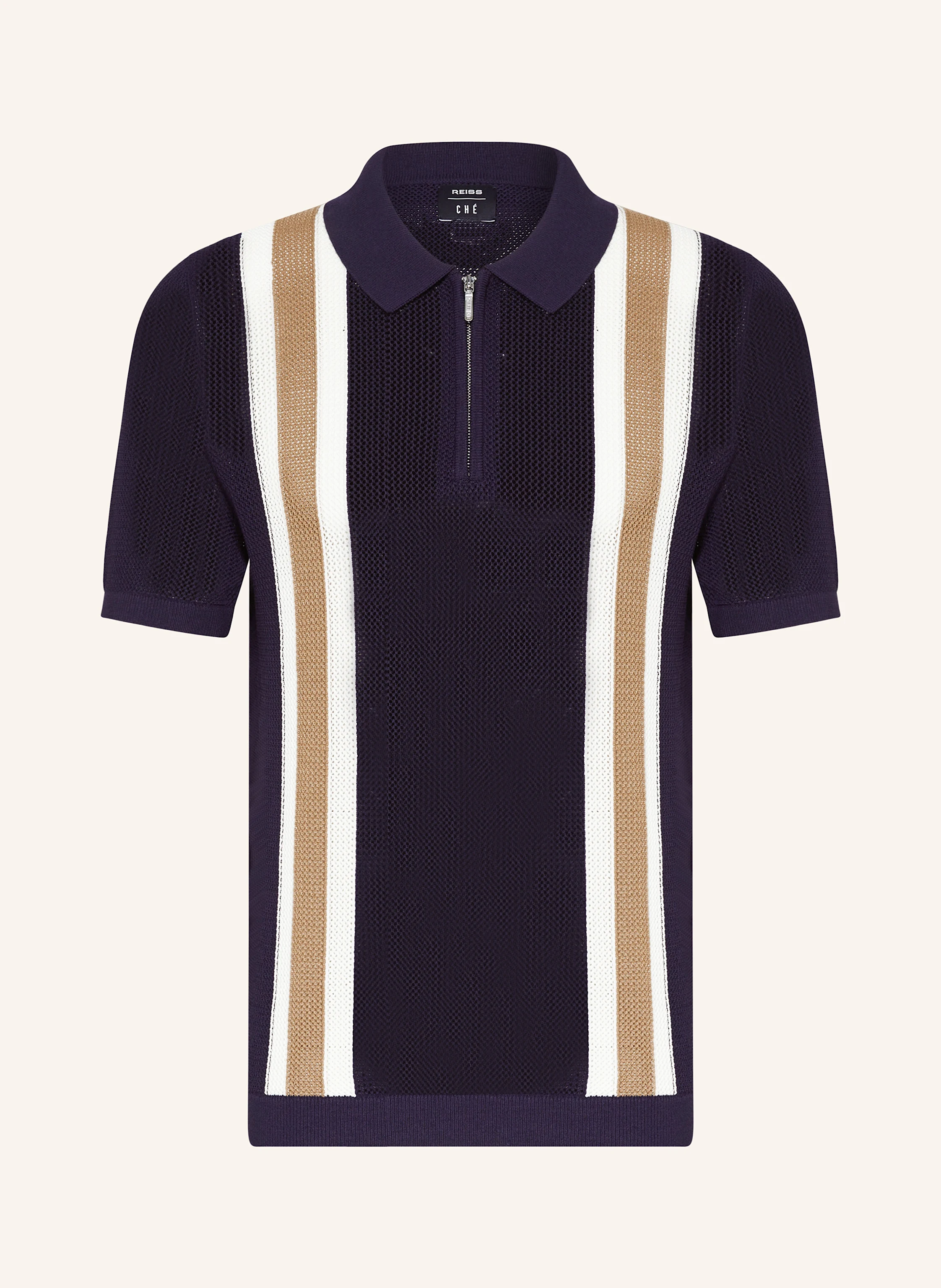 REISS Strick-Poloshirt