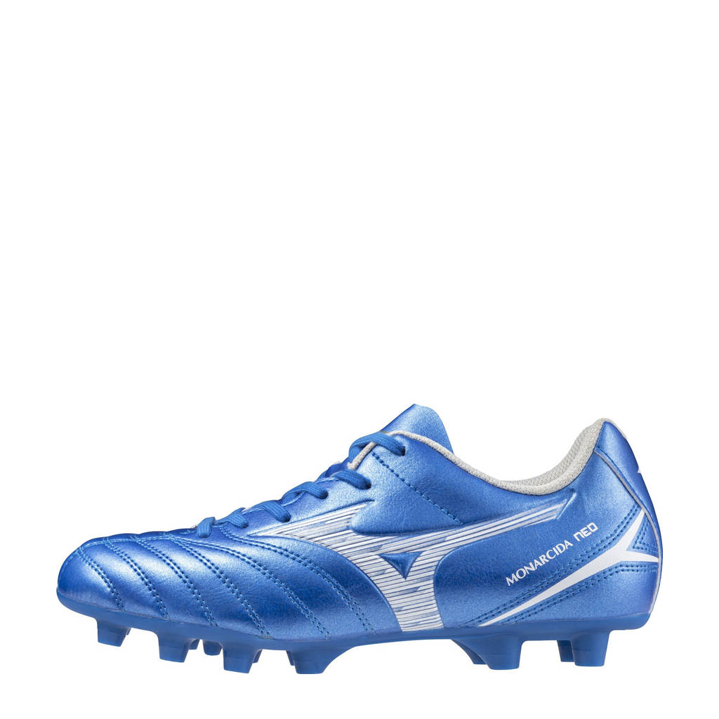 Mizuno Monarcida Neo III Selectjunior voetbalschoenenkobaltblauw/wit