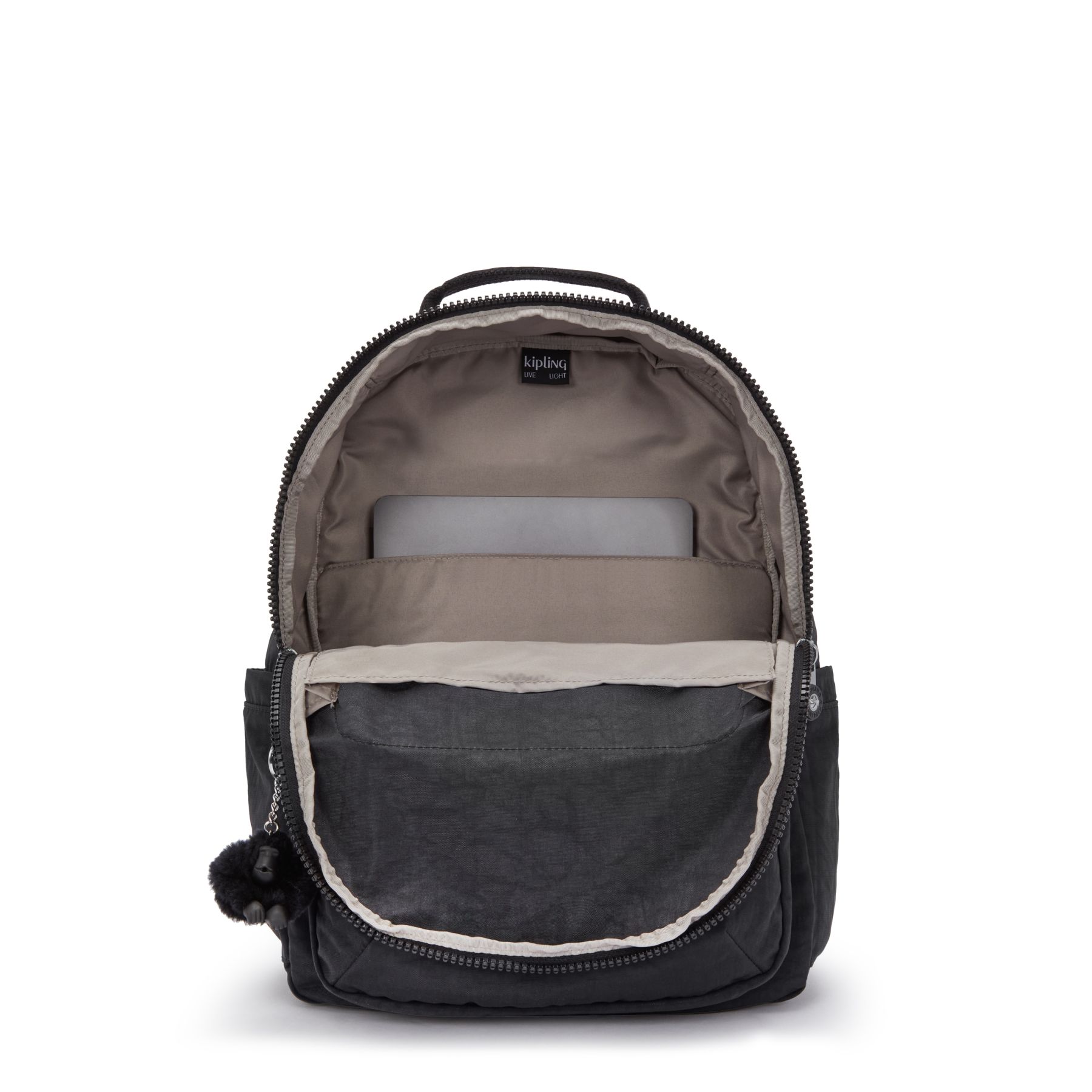 SEOUL Grand Sac à Dos Avec Protection Pour Ordinateur Portable - Black Noir