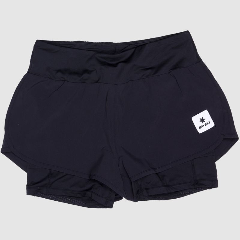 saysky pace 2 in 1 shorts 3 dame 901 black