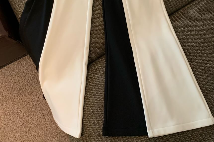 Metonymph - High Rise Plain Flared Pants