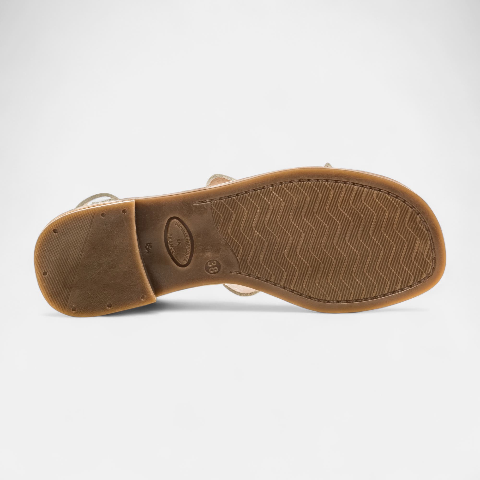Sandales Femme en cuir blanc