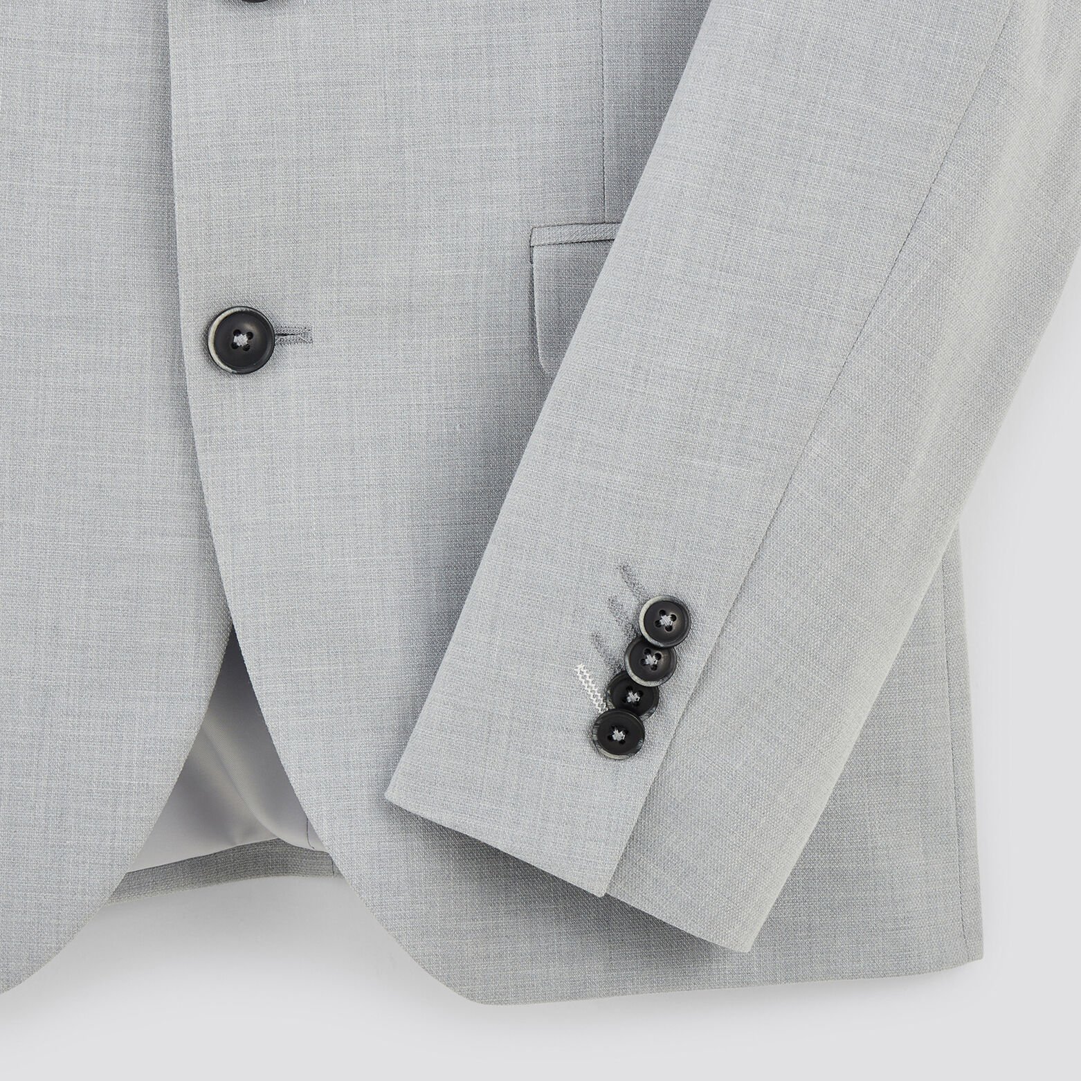 Veste de costume extra-slim bistretch Gris clair