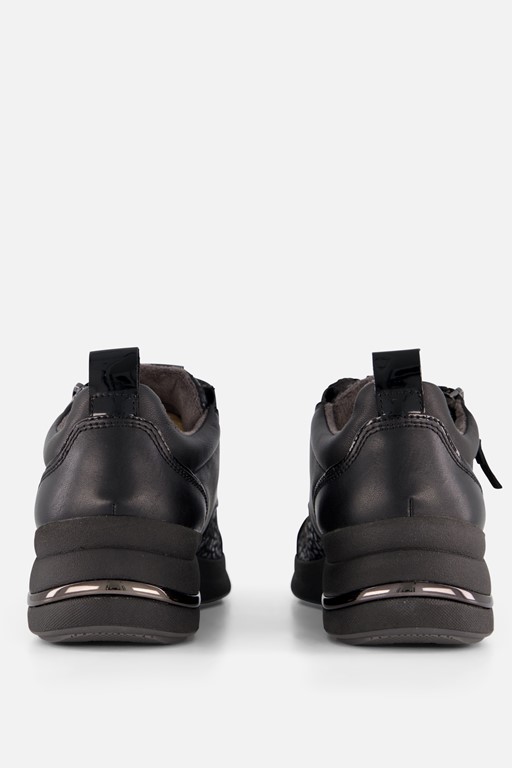 Tamaris Comfort Sneakers zwart Leer