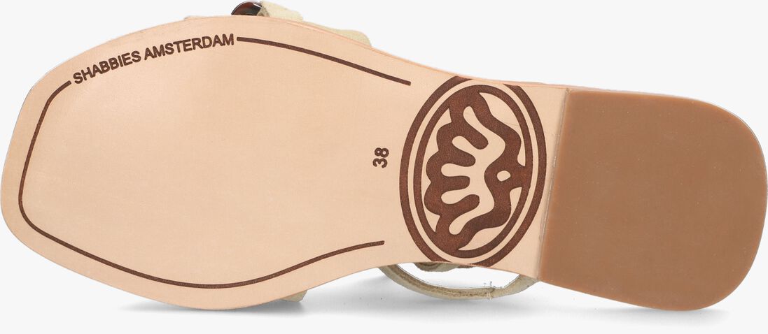 SHABBIES beige shabbies sandalen 170020237
