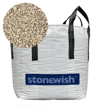 Stonewish Yellow sun split 6-10 mm - Bigbag á 1000 kg