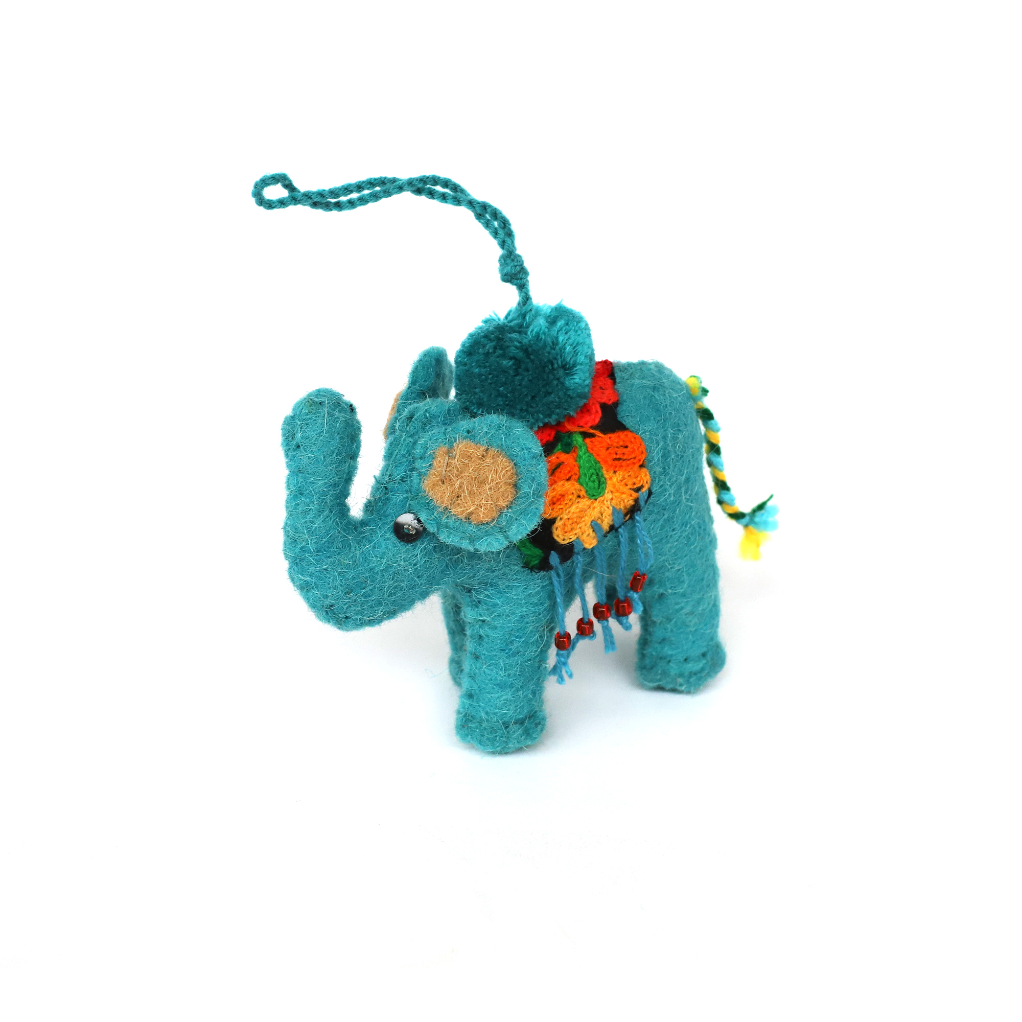Filz-Anhänger 'Elefant' blau, H 8 cm günstig bestellen