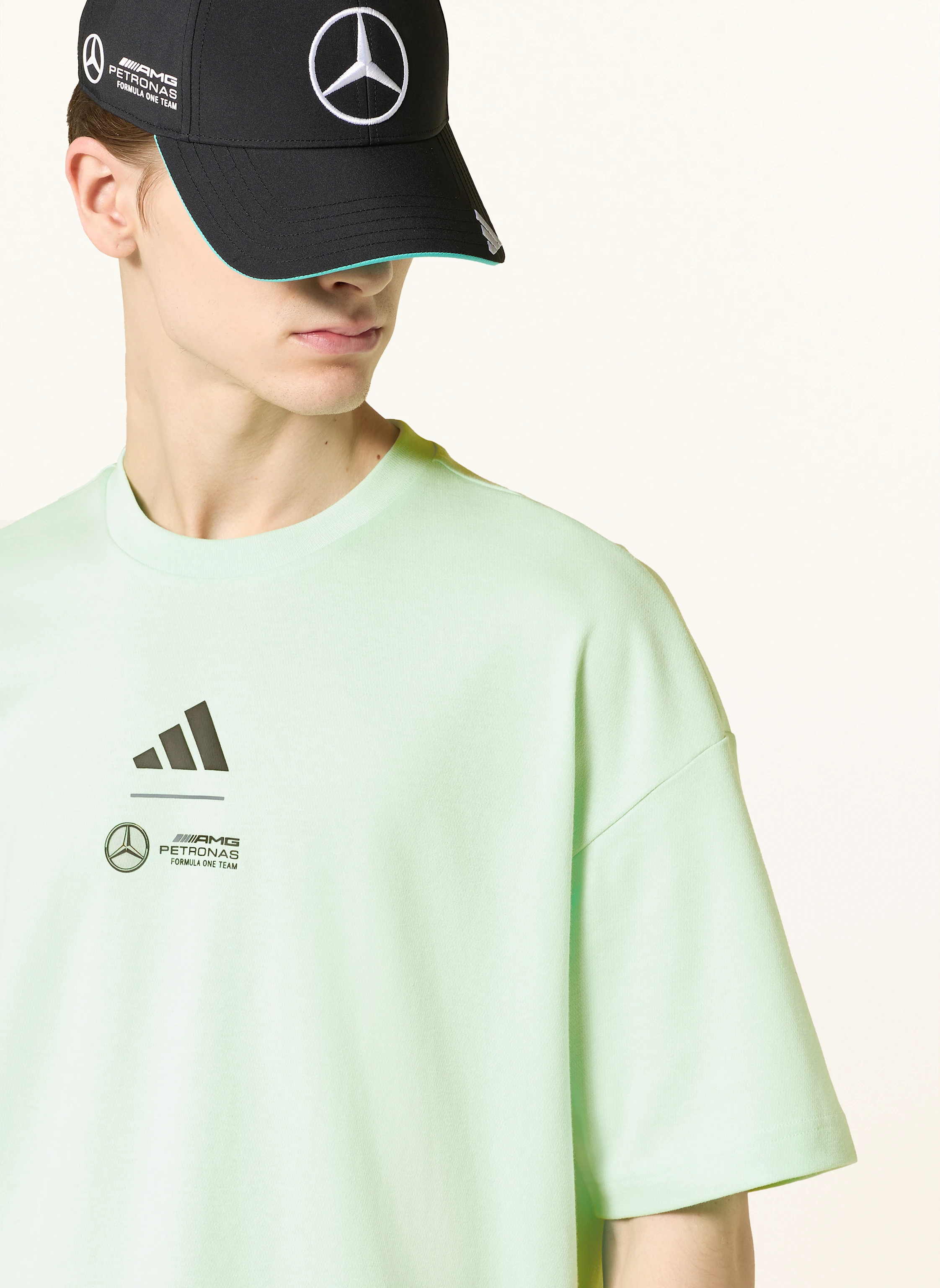 adidas T-Shirt MERCEDES - AMG PETRONAS FORMULA ONE TEAM PREMIUM WOVEN
