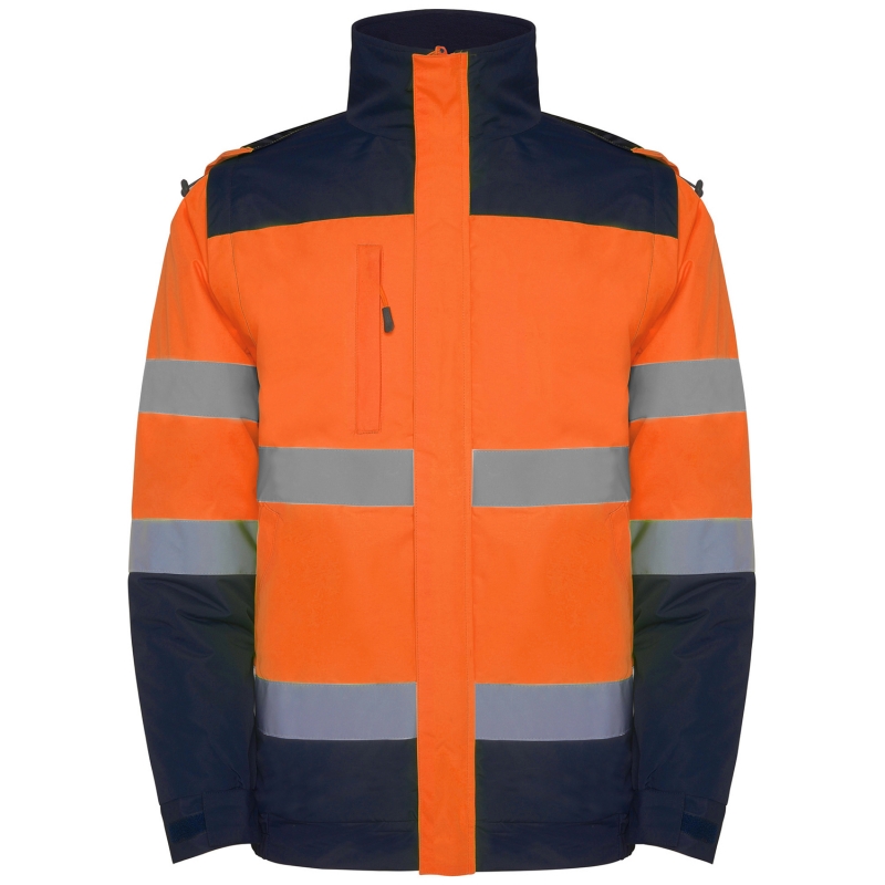 Roly HV9304 - EPSYLON Parka haute visibilité combinée en deux couleurs