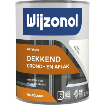 Wijzonol lak halfglans roomwit dekkend 750 ml