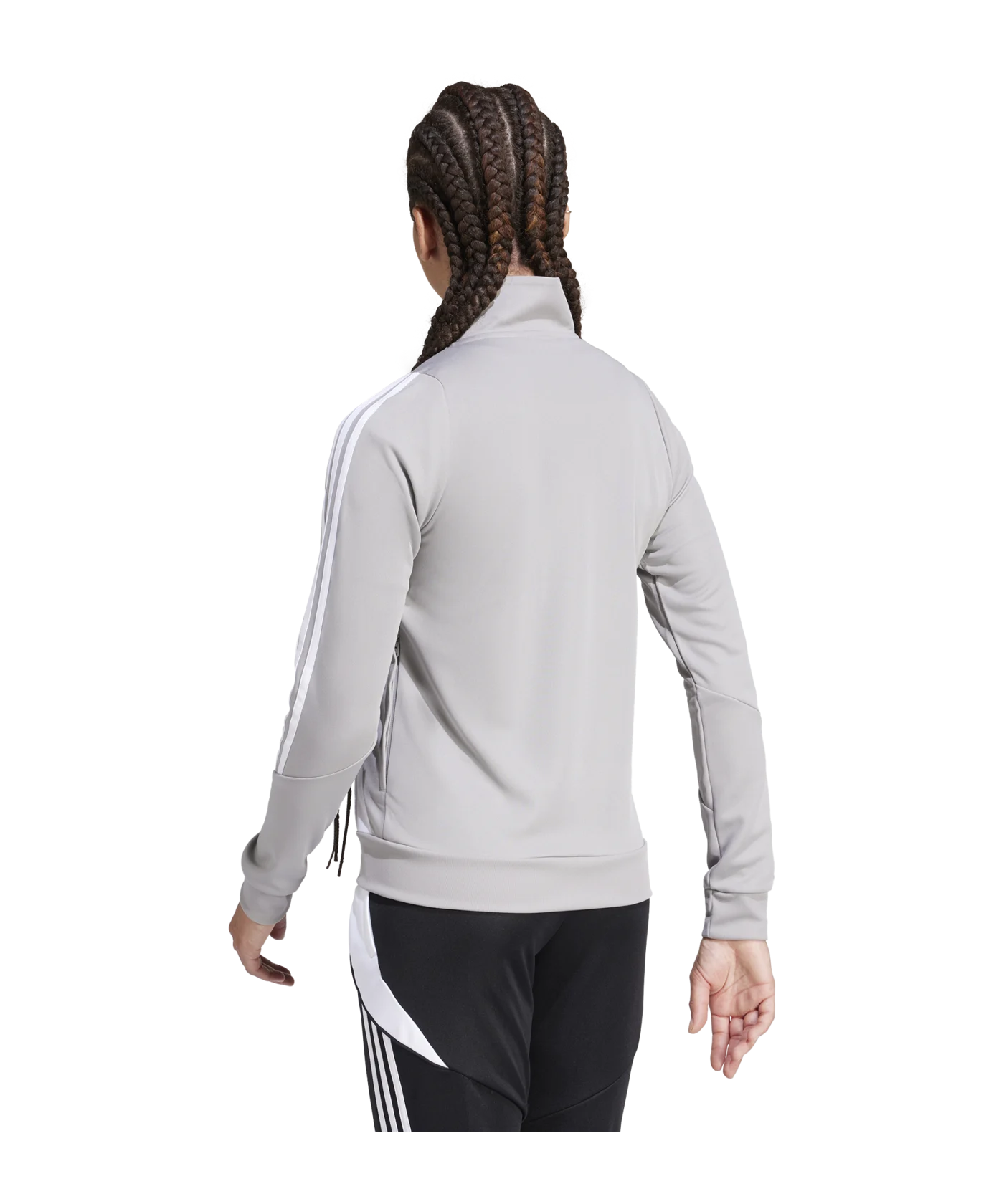 adidas Tiro 24 Trainingsjacke Damen Grau Weiss