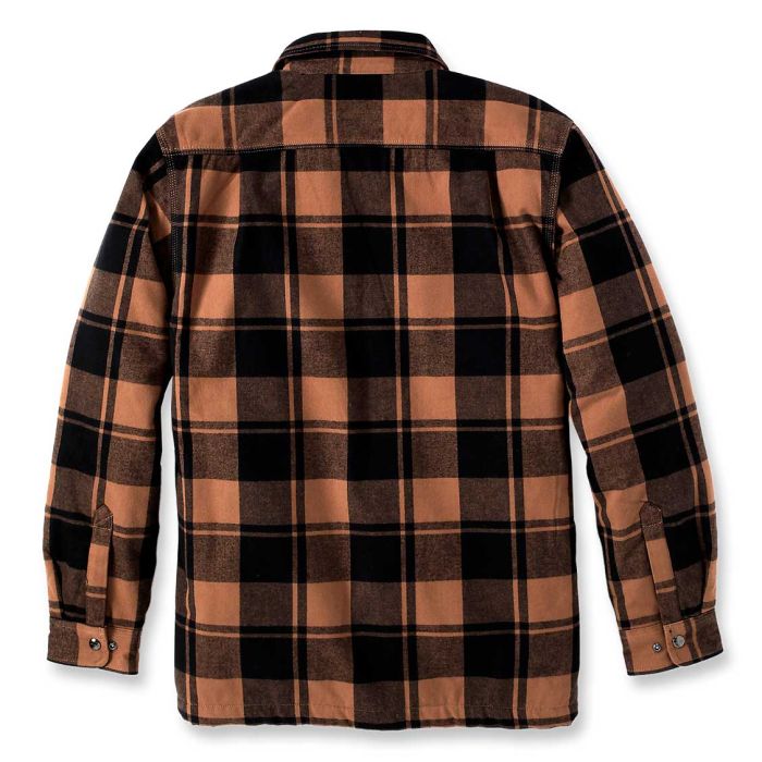 Flannel Sherpa-Lined Shirt Jacket Men skjorte/jakke