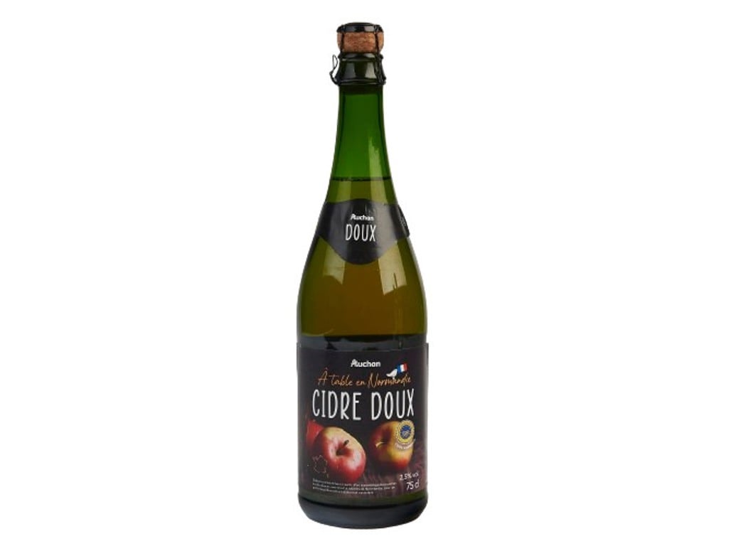 SIDRA DE NORMANDIA AUCHAN DOCE 0.75L