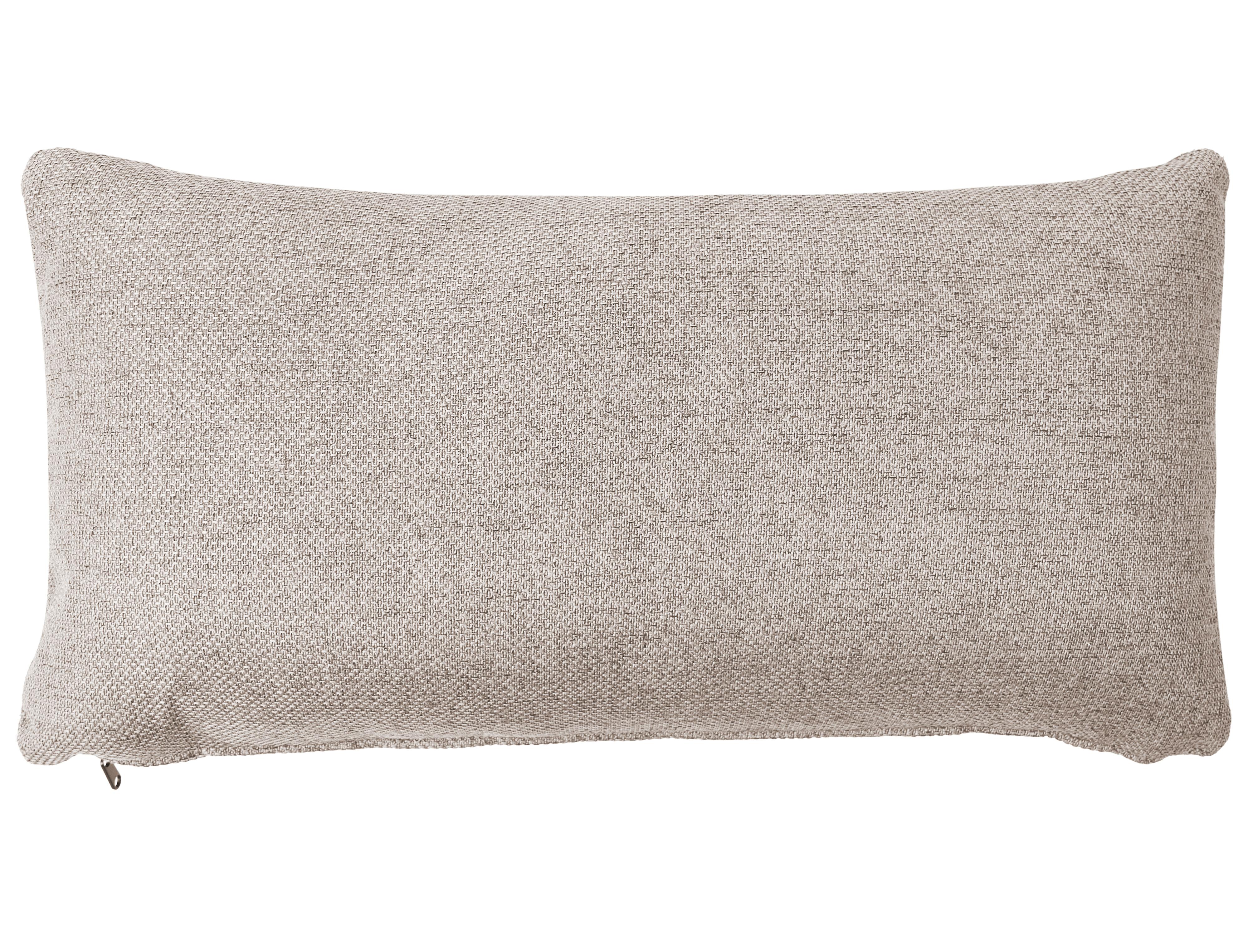 Rechtszijdige chaise longue BRANDE Stof Lichtbruin