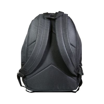 Sac à dos + 1 trousse - 1 compartiment - noir - avec 5 patchs fille - Bagtrotter