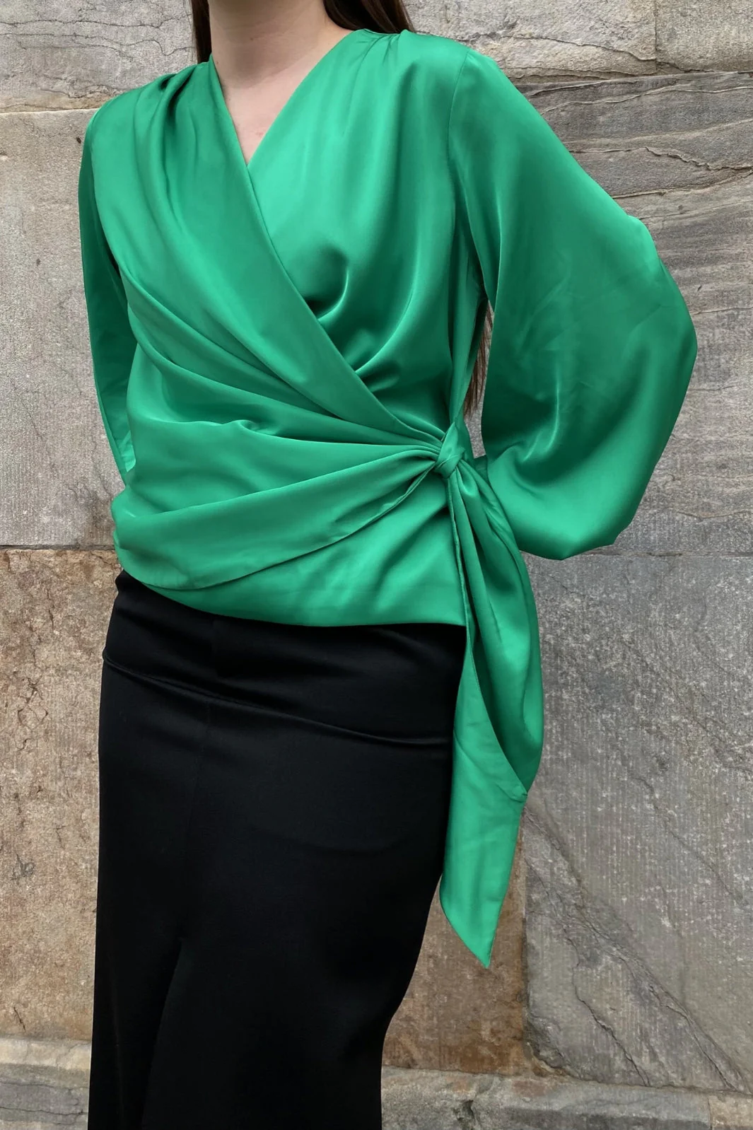 Karmamia Ines Blouse emerald