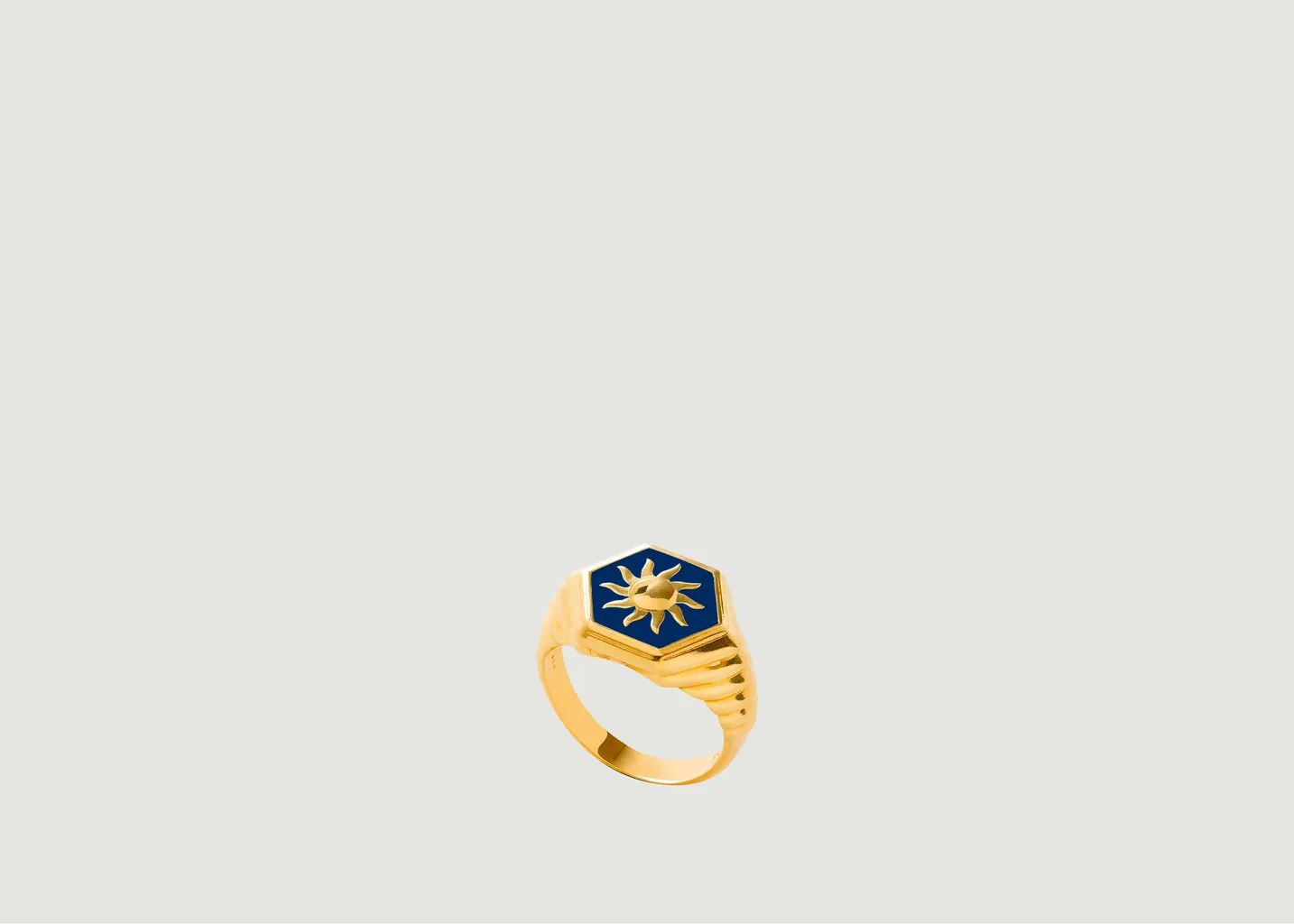 Bague Or Bleu Soleil Wilhelmina Garcia