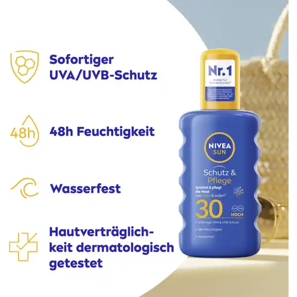 Schutz & Pflege Sonnenspray LSF 30