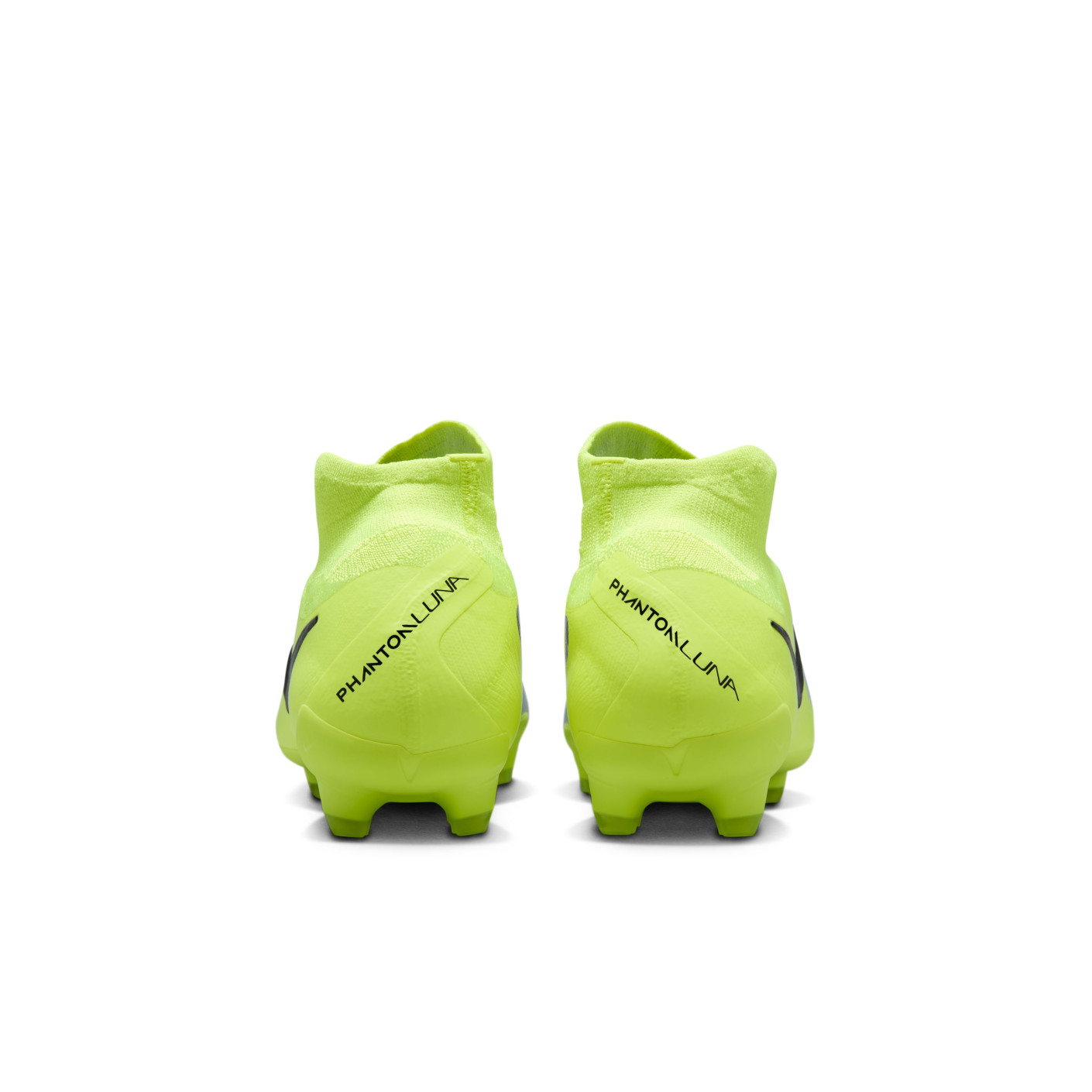 Nike Phantom Luna II Pro Gras Voetbalschoenen (FG) Neongeel Zilver Zwart