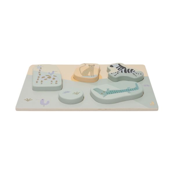 Jollein Jungle Jambo Puzzel - Hout