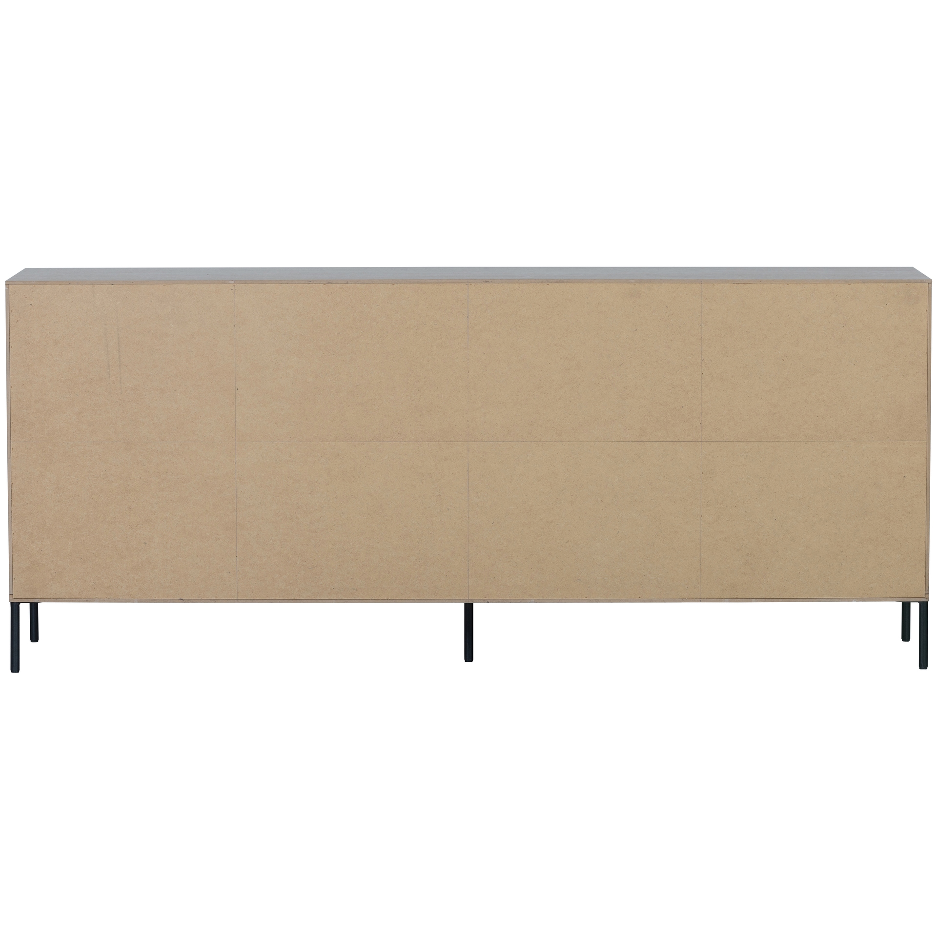 Kommode NEW GRAVURE 200 x 85 cm braun/schwarz