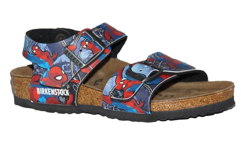 Birkenstock New York Kids BS Smal Spiderman Action Blue