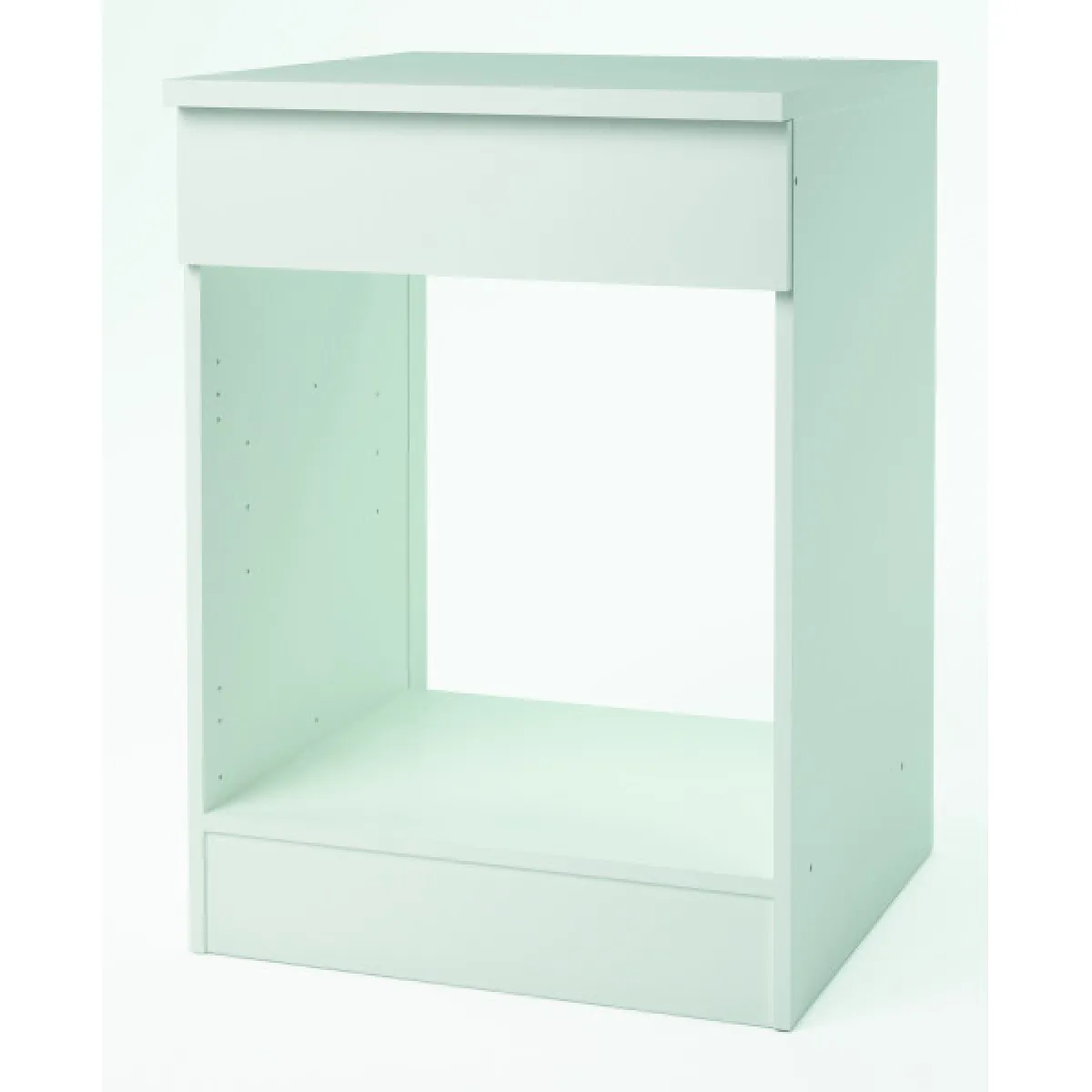 dansmamaison Meuble bas pour four - Blanc mat