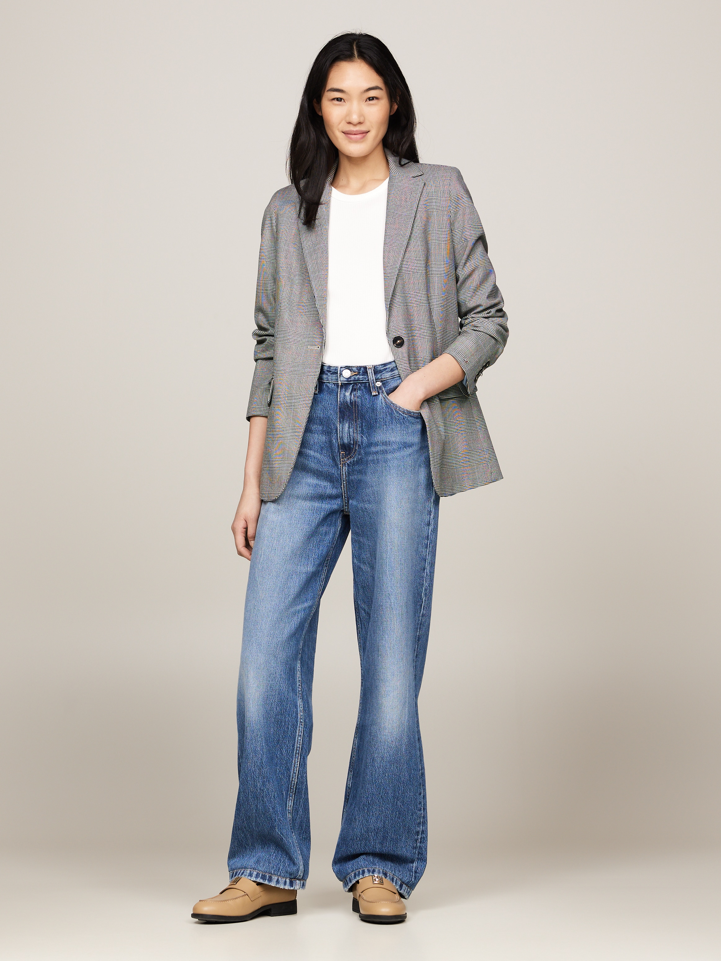 Tommy Hilfiger Kurzblazer »POW CHECK REGULAR BLAZER«, im Karodessin
