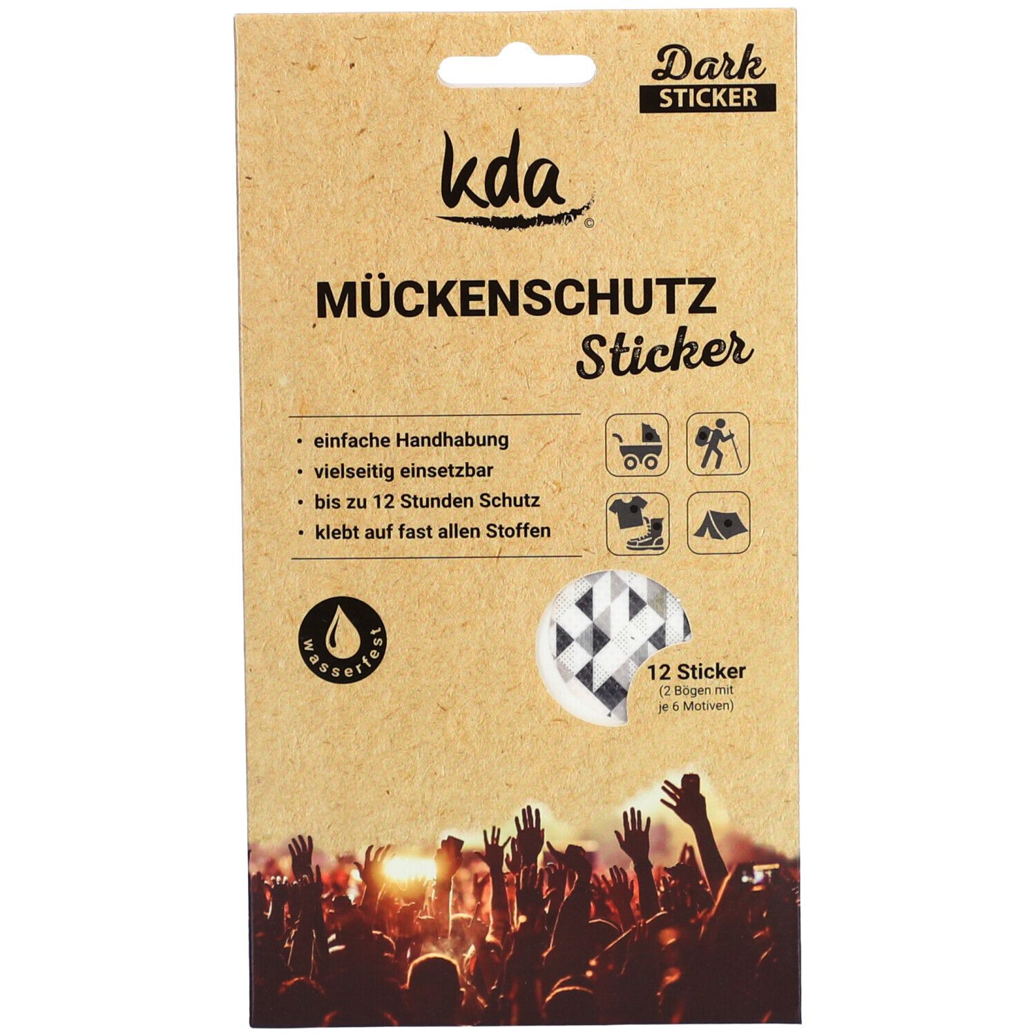 MÜCKENSCHUTZ Sticker Dark-Edition KDA