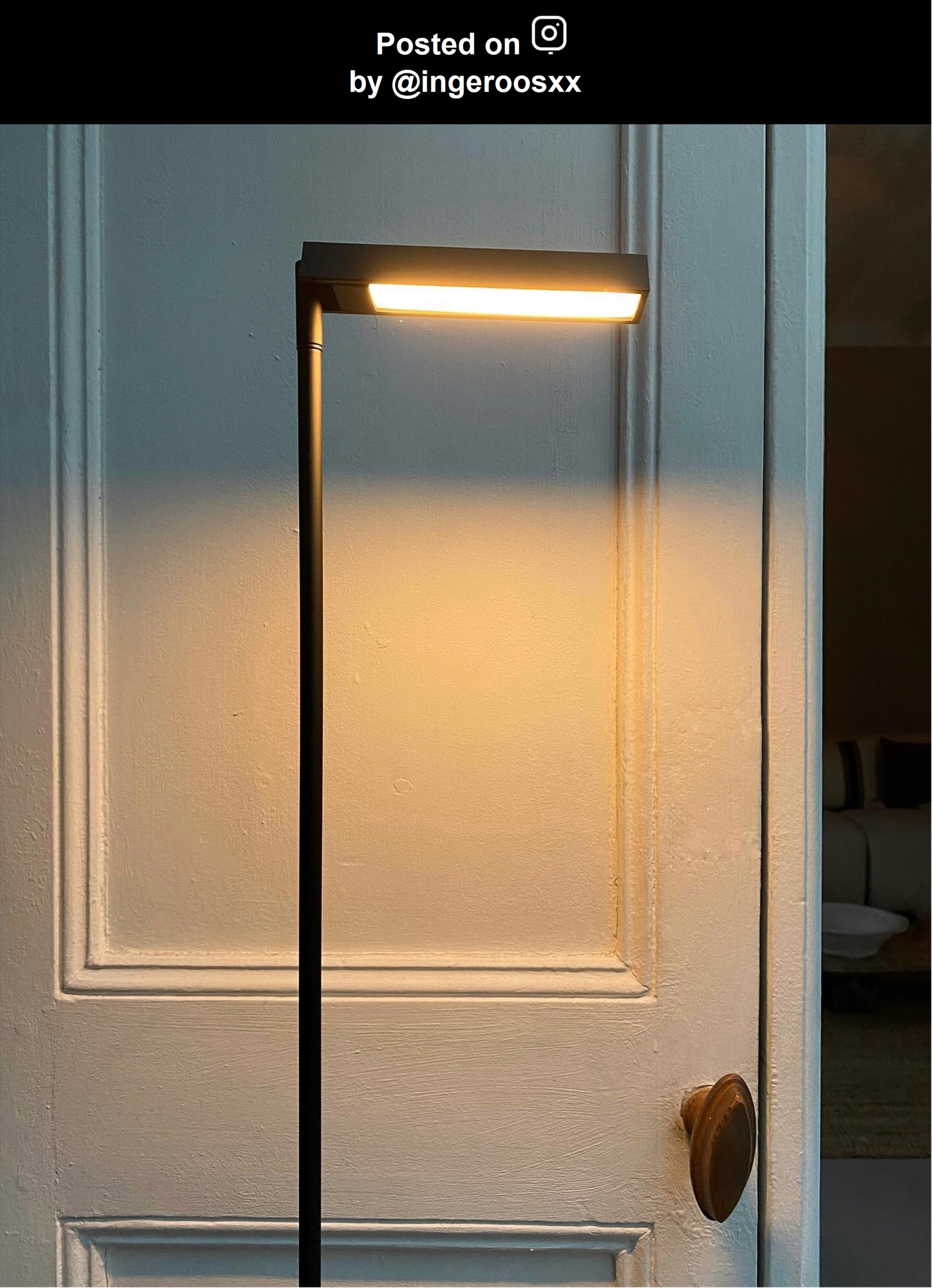 Lavale vloerlamp LED zwart