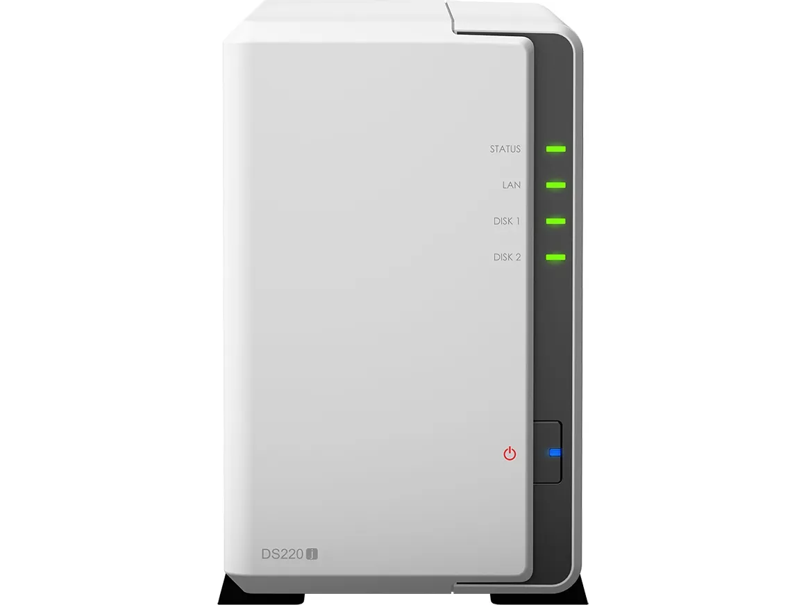Synology Disk Station DS220j - NAS-server - 2 bays - SATA 6Gb/s - RAID 0, 1, JBOD - RAM 512 MB - Gigabit Ethernet - iSCSI support