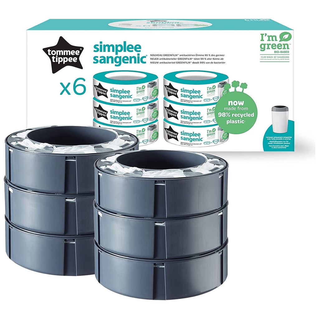 Tommee TippeeTommee Tippee   Sangenic Nachfüllkassetten Simplee 6 Stück