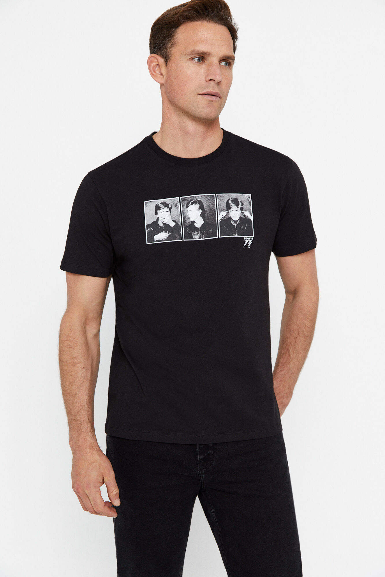 Camiseta David Bowie - Preta