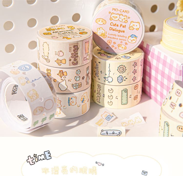 Stajnia - Cartoon Masking Tape (Diverse ontwerpen)