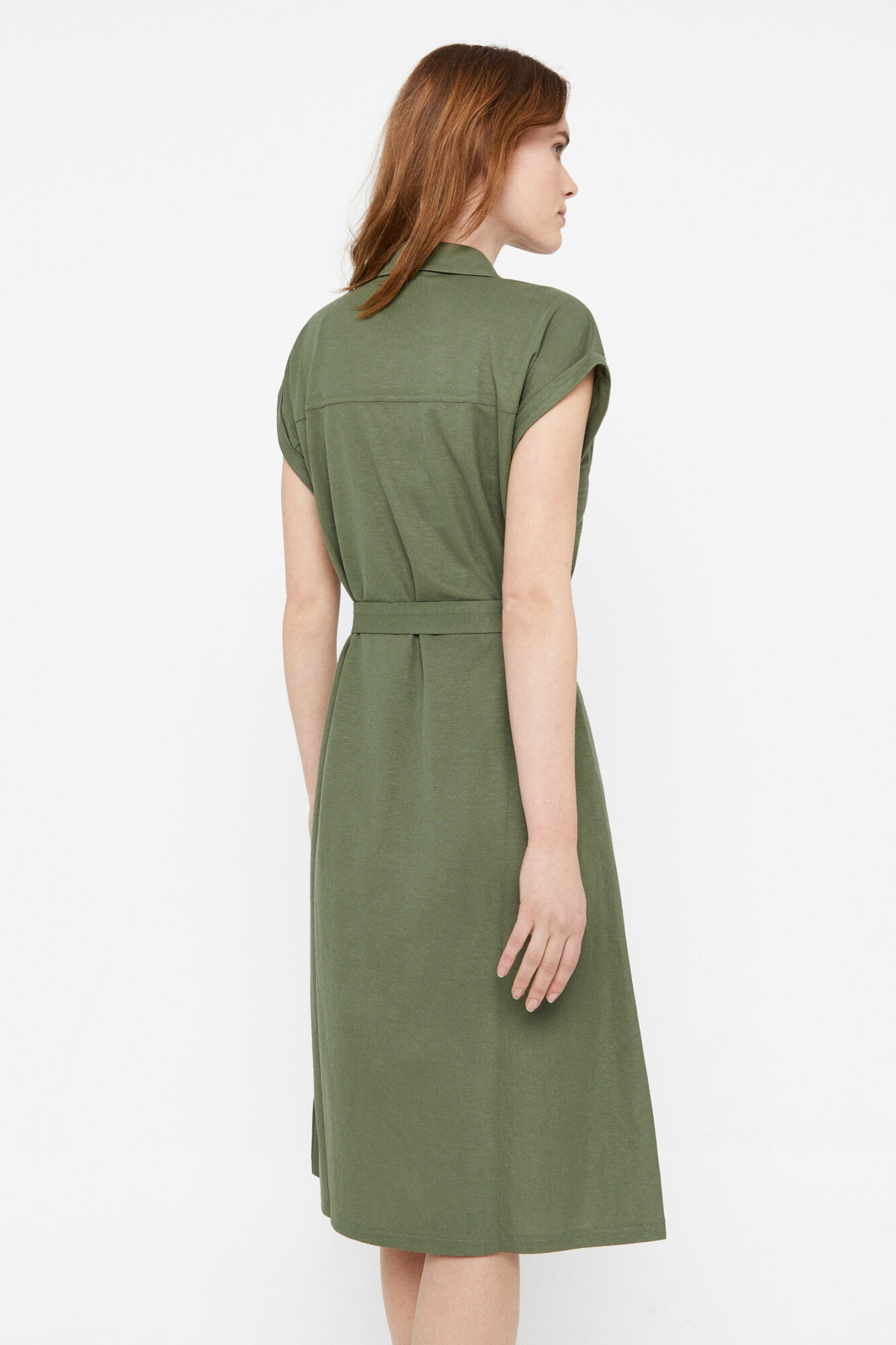 Vestido polo piqué - Verde
