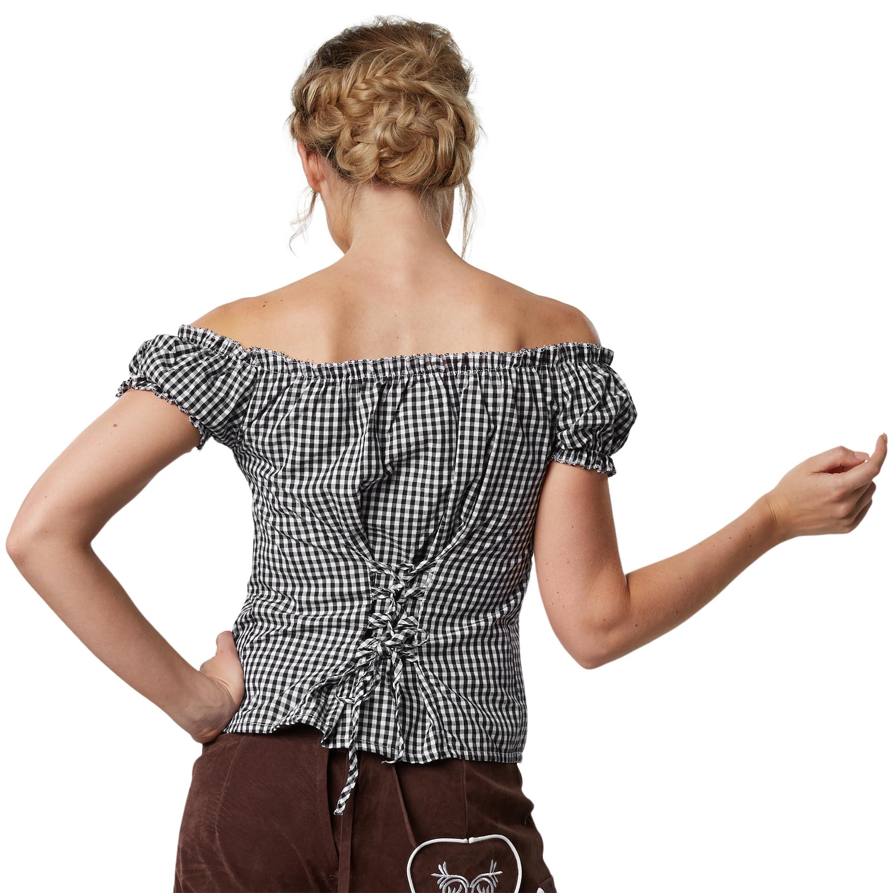 tectake® Trachtenbluse Stefferl