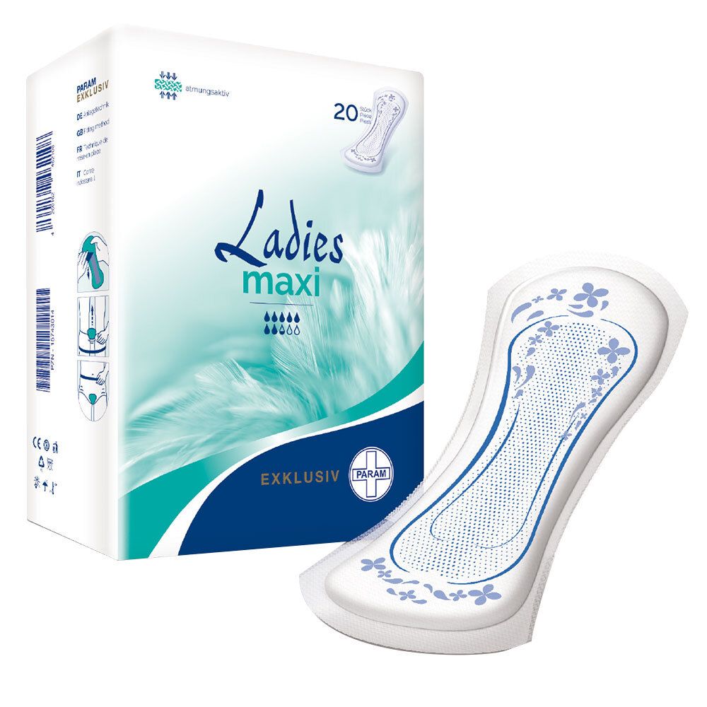 PARAM Ladies Exklusiv Inkontinenzeinlagen maxi