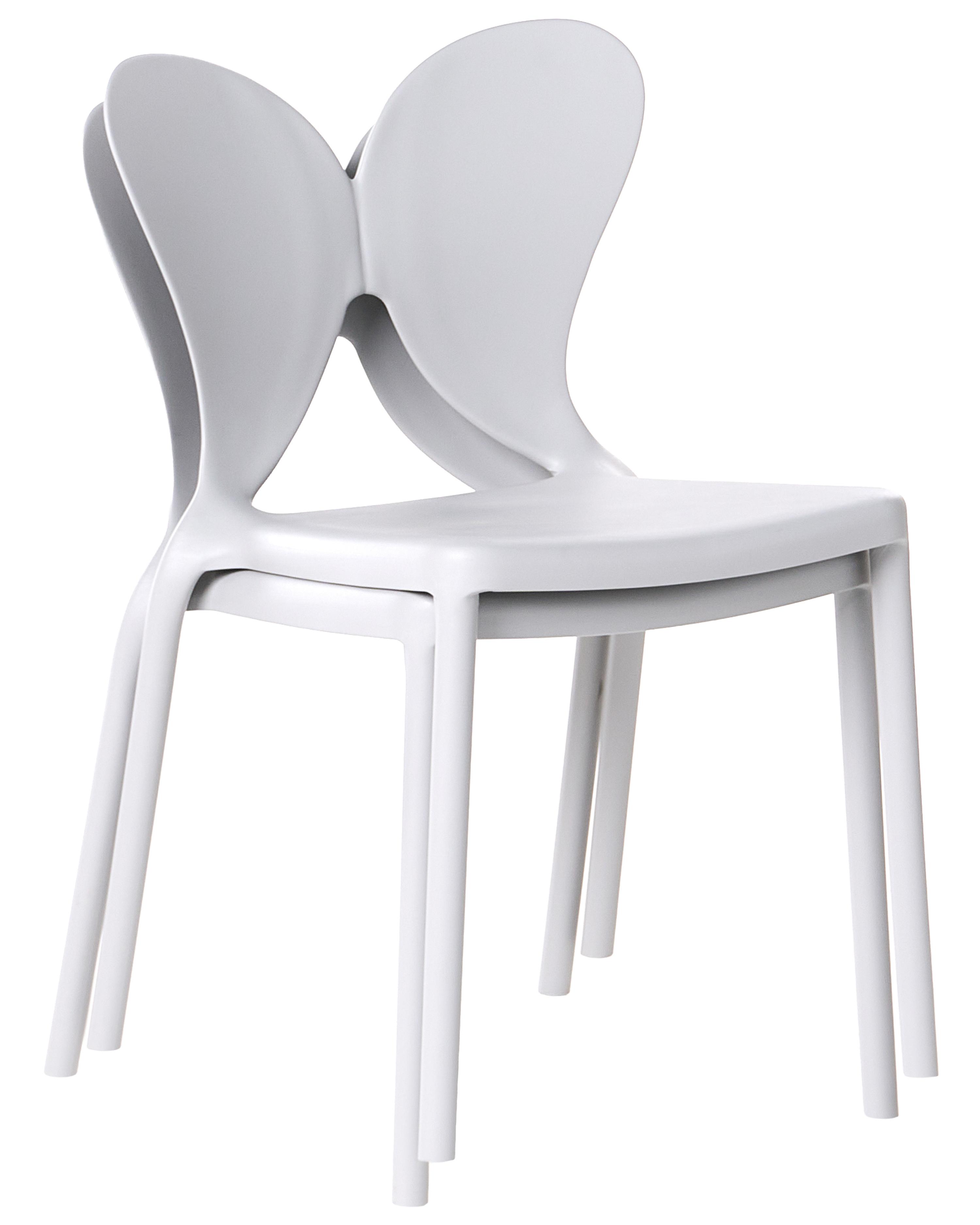 Set van 2 tuinstoelen LARISSA Lichtgrijs
