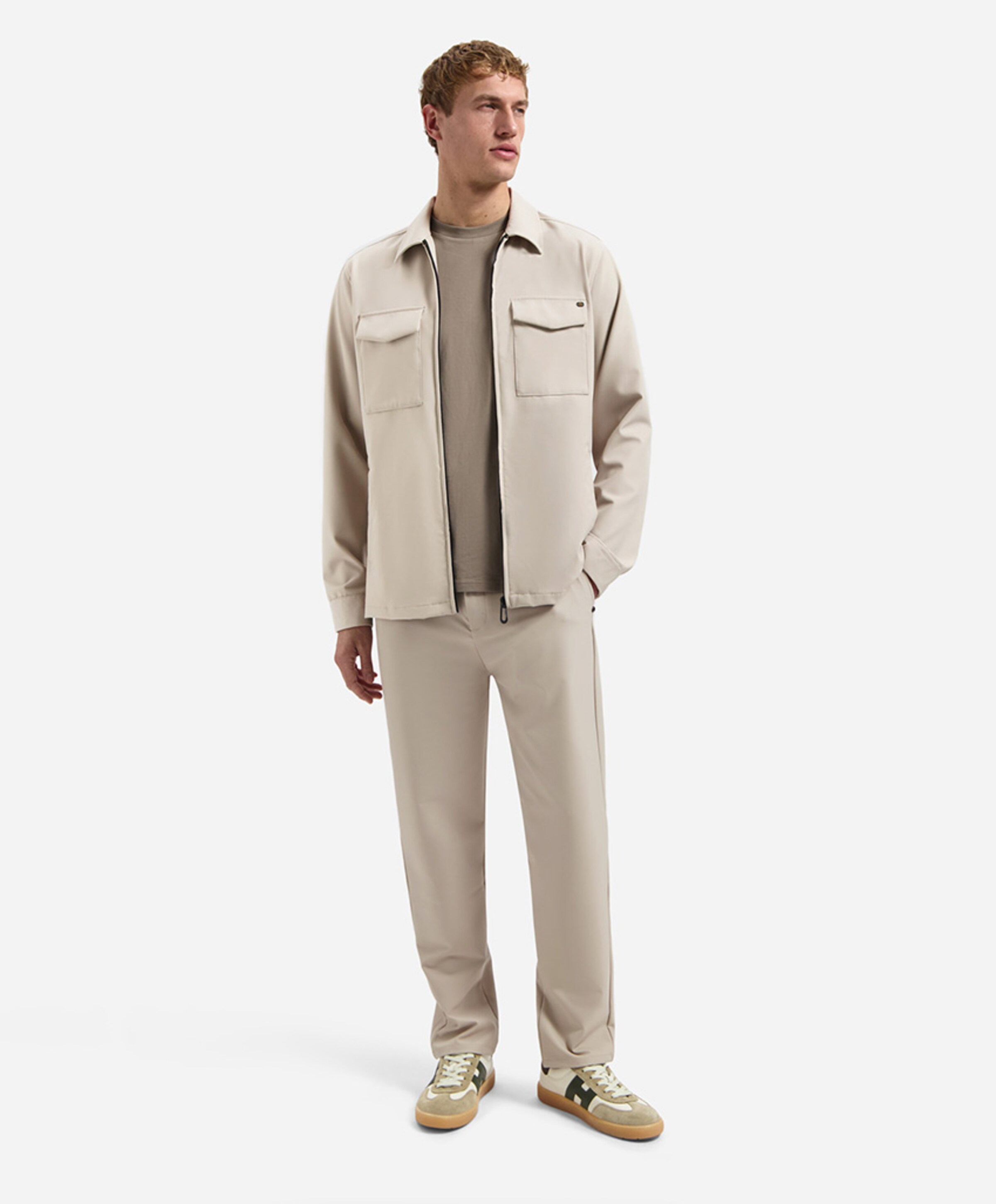 No Excess Pants Chino 4-Way Stretch Sedoc Rel heren broek beige