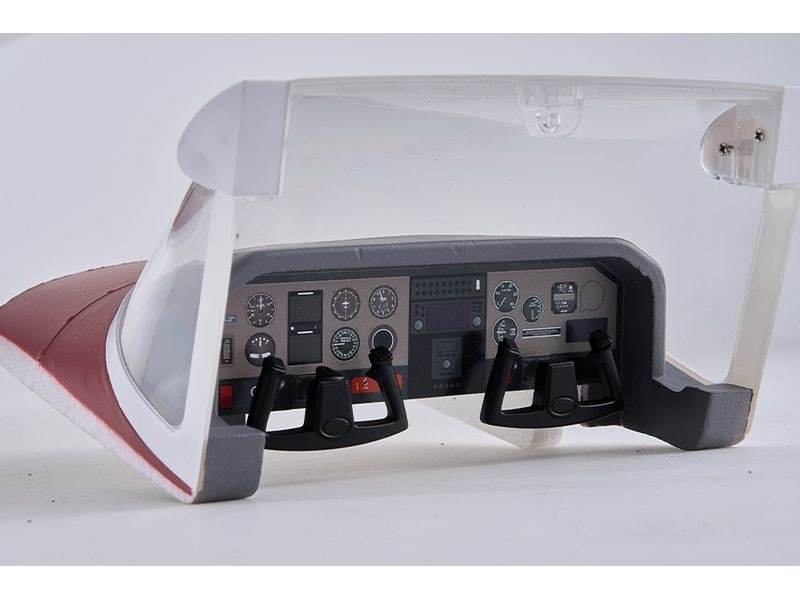 FMS Motorflugzeug Cessna 182 1500 mm Rot, PNP Wendiges Scale STOL Flugmodell