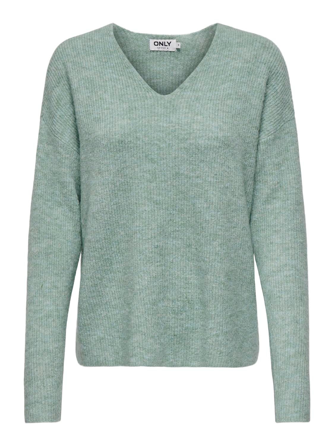 ONLCAMILLA Strickpullover Blue Surf