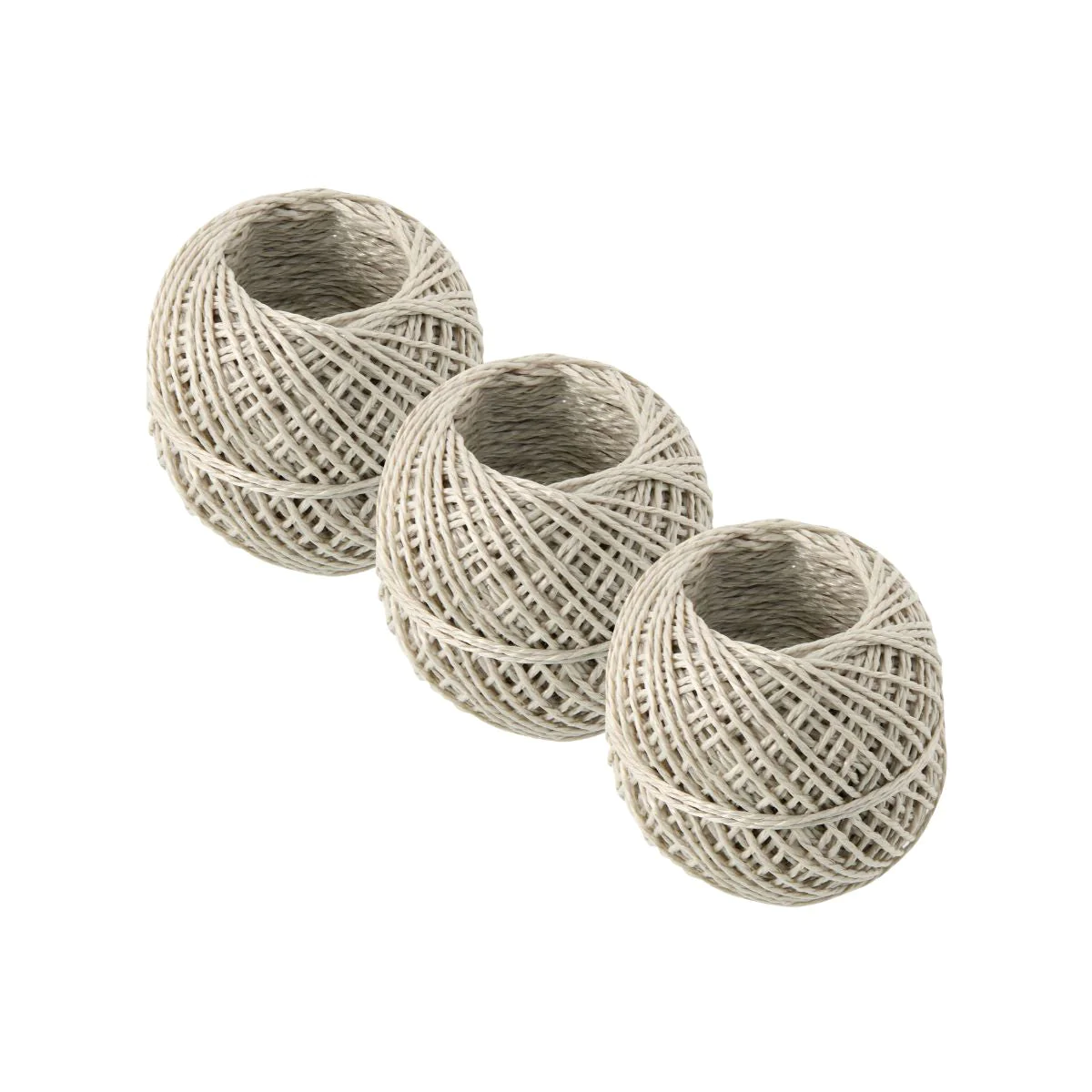 Lot de 3 rouleaux de Ficelle en lin 80 m Fackelmann Tecno Fackelmann