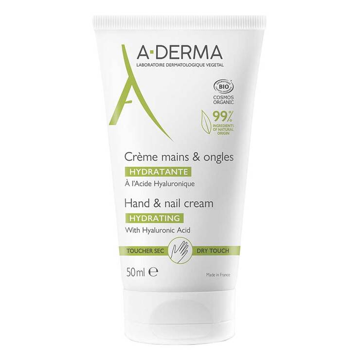 A-Derma Hand- und Nagelcreme, 50 ml