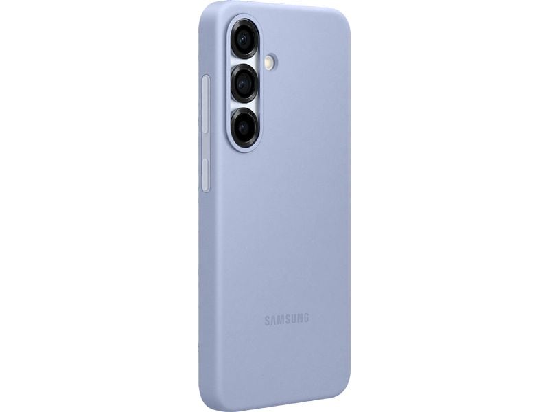 Samsung Back Cover Silicone Galaxy S25 Hellblau Moderne Handyhülle aus ultradünnem und griffigem Silikon für das  Samsung Galaxy S25