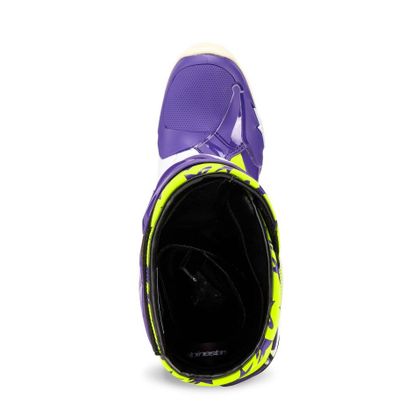 Bottes cross Alpinestars TECH 10 2025 - Blanc / Violet