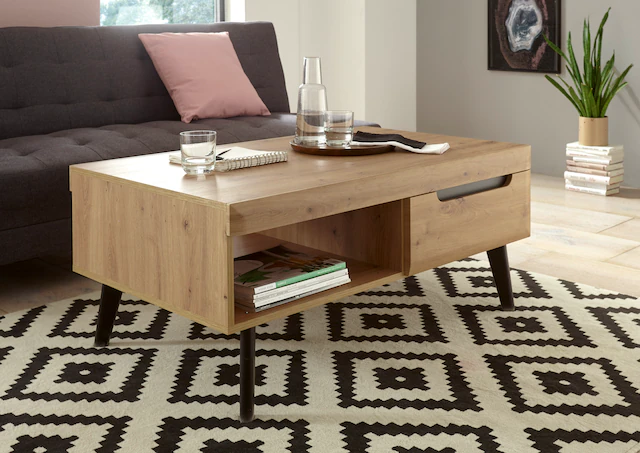 INOSIGN Couchtisch »Torge, Beistelltisch, Wohnzimmertisch, Tisch, Sofatisch« 1 Stk. tlg. Schubkästen und Ablagefach, in drei Farben verfügbar